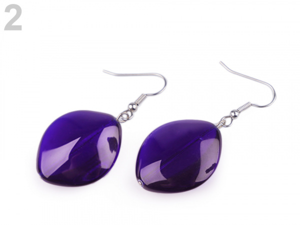 Náušnice skleněné