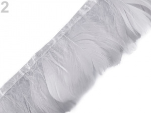 Prýmek - husí peří 6-11 cm