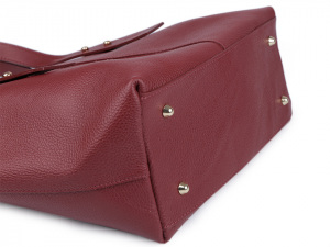 Italská kožená kabelka 29x46 cm