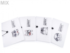 Složka s přihrádkami A4 pes, kočka Languo