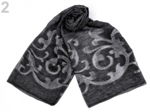 Šála s ornamentem 75x180 cm