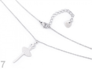 Náhrdelník z nerezové oceli strom života, kočka, srdce, jednorožec, baletka