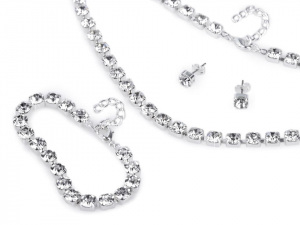 Štrasová souprava - jablonecká bižuterie