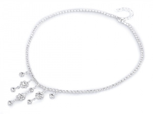 Štrasový náhrdelník - jablonecká bižuterie