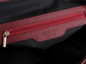 Italská kožená kabelka 29x46 cm