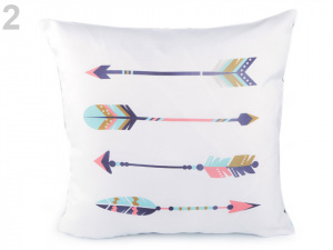 Povlak na polštář lapač snů, šípy, peří 44x44 cm