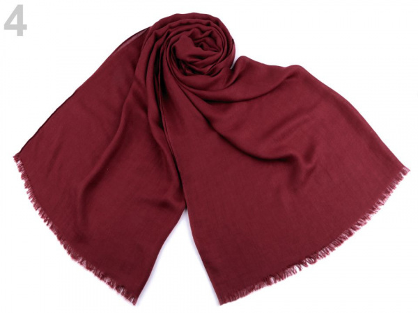 Šátek / šála jednobarevná 85x180 cm