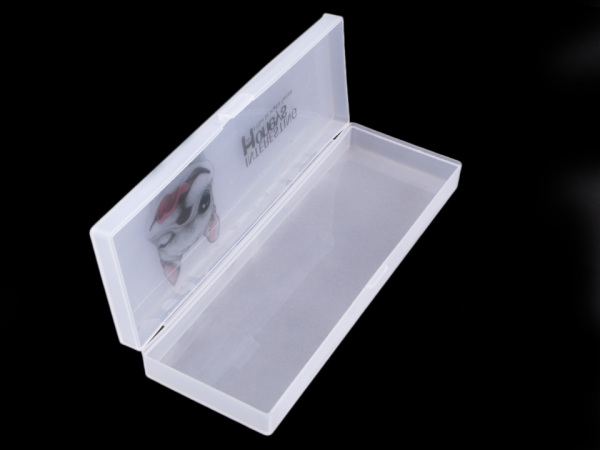 Plastový penál pes, kočka Languo 6,4x18,3 cm