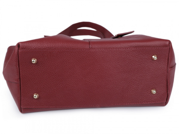 Italská kožená kabelka 29x46 cm
