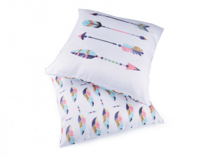 Povlak na polštář lapač snů, šípy, peří 44x44 cm