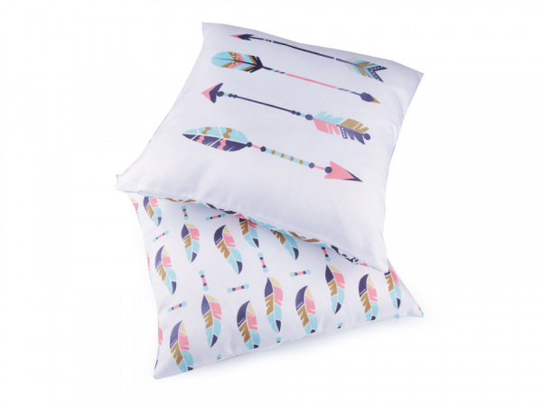 Povlak na polštář lapač snů, šípy, peří 44x44 cm