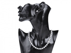 Štrasová souprava - jablonecká bižuterie