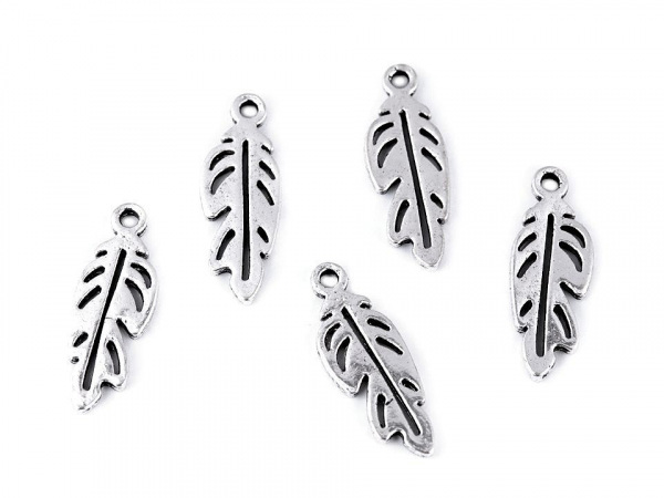 Přívěsek pírko 6x16 mm