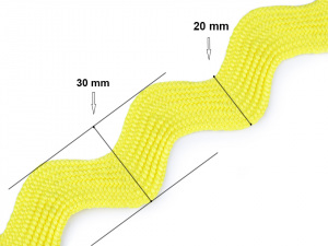 Prýmek / hadovka šíře 20 mm široká
