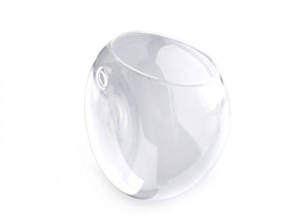 Skleněné aerárium 8x11,5 cm na zeď