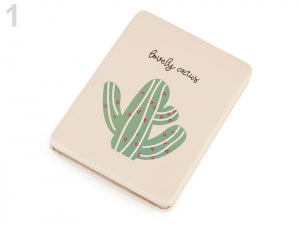 Kosmetické zrcátko kaktus