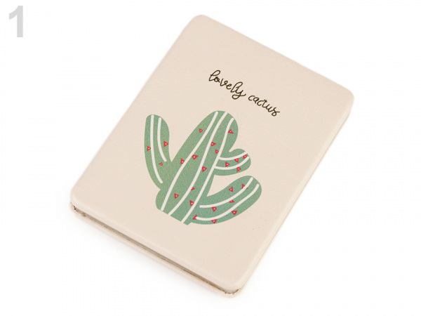 Kosmetické zrcátko kaktus