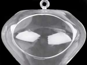 Skleněná kapka 15x15 cm aerárium 2. jakost