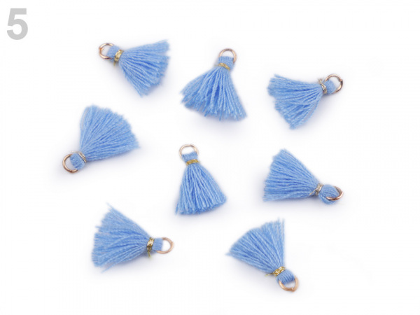 Mini střapec s očkem délka 10-13 mm