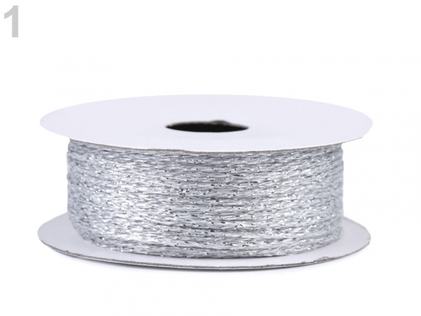 Lurexová šňůrka / provázek Ø1 mm