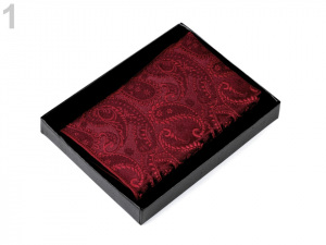 Kapesníček do saka paisley v krabičce