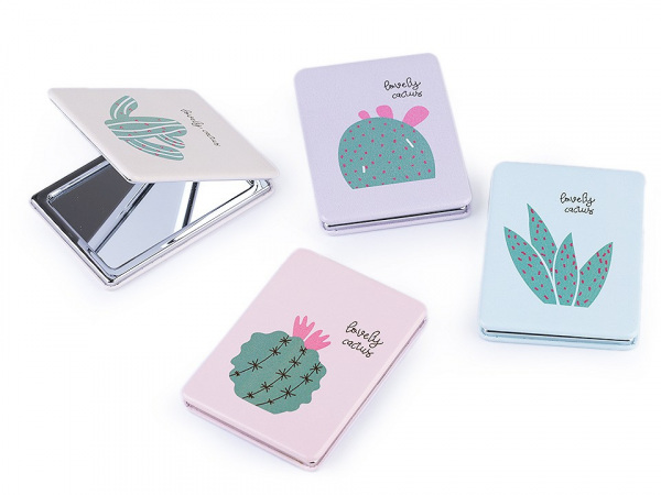 Kosmetické zrcátko kaktus