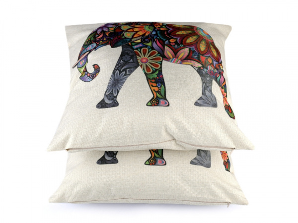 Povlak na polštář slon 44x44 cm