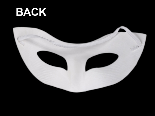 Maska na obličej k domalování, škraboška