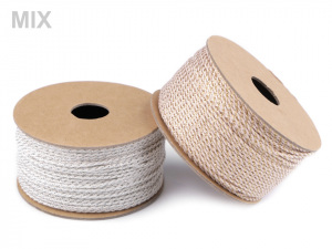 Lurexová šňůrka / provázek Ø1,5 mm