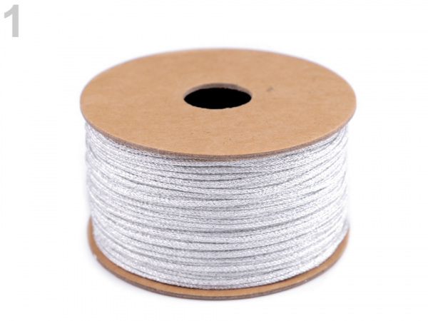 Lurexová šňůra / provázek Ø2 mm