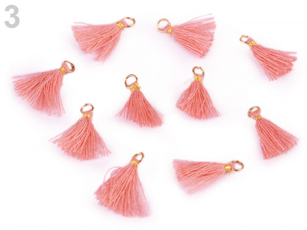 Střapec s očkem délka 10-18 mm