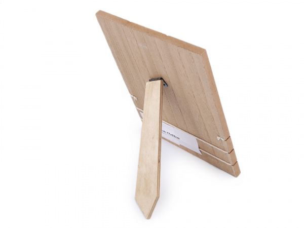 Dřevěný rámeček na foto / vzkazy 17x22 cm