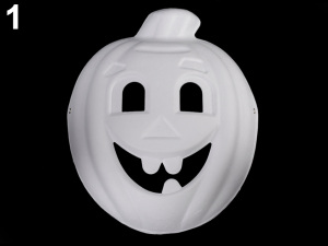 Maska na obličej k domalování dýně, Santa