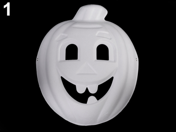 Maska na obličej k domalování dýně, Santa