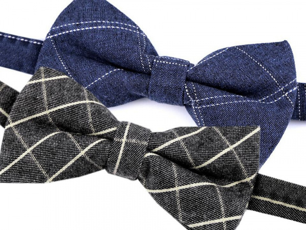 Bavlněný motýlek károvaný