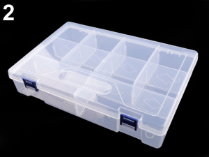 Plastový box / zásobník 6x20x30 cm