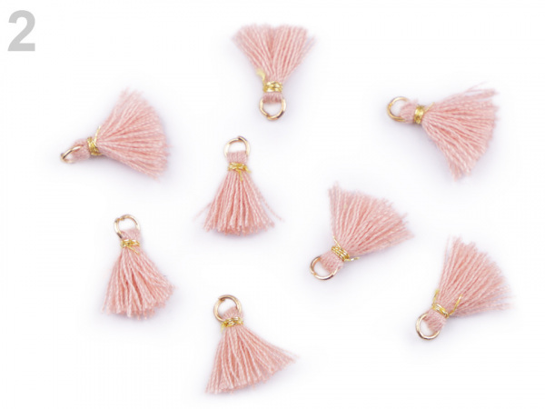 Mini střapec s očkem délka 10-13 mm