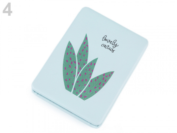 Kosmetické zrcátko kaktus