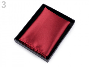 Saténový kapesníček do saka v krabičce