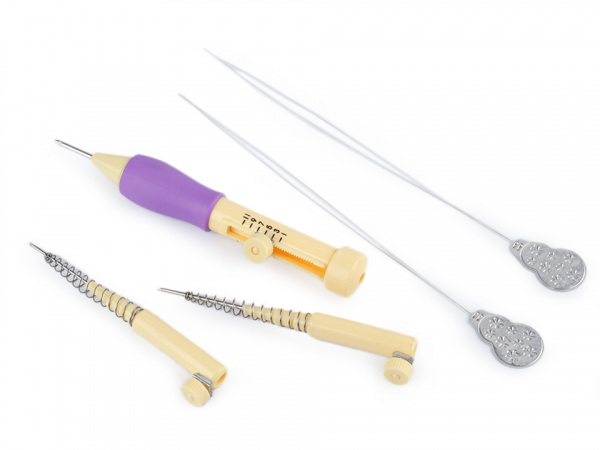 Dutá jehla / vyšívací pero - sada na vyšívání