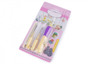 Dutá jehla / vyšívací pero - sada na vyšívání