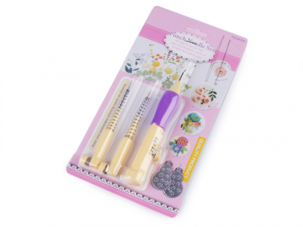 Dutá jehla / vyšívací pero - sada na vyšívání