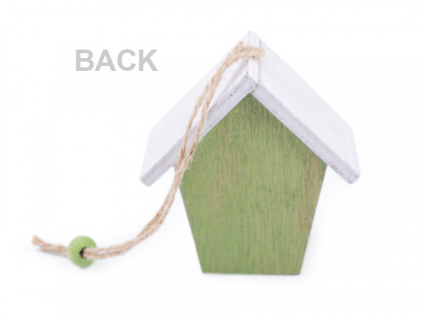 Dřevěná ptačí budka dekorační