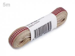 Károvaná stuha šíře 6 mm