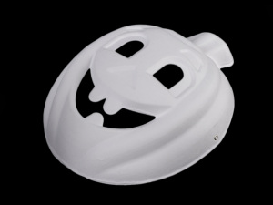 Maska na obličej k domalování dýně, Santa