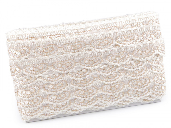 Vyšívaný prýmek na monofilu šíře 23 mm