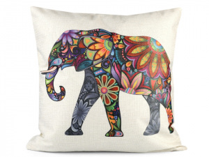 Povlak na polštář slon 44x44 cm