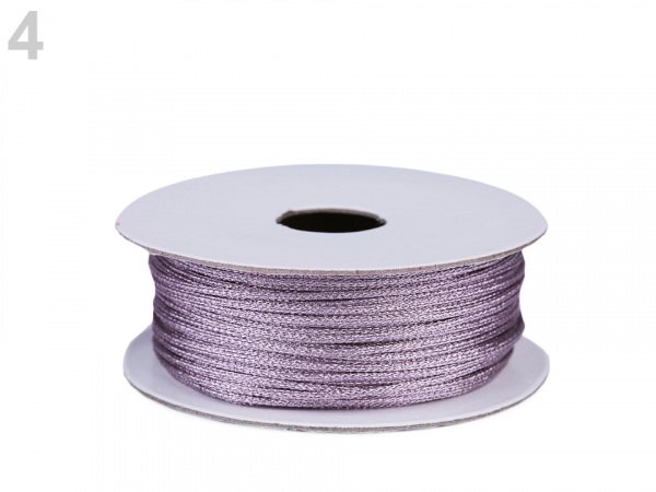 Lurexová šňůrka / provázek Ø1 mm