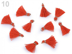 Mini střapec s očkem délka 10-13 mm