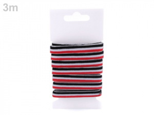 Lampas / oděvní stuha sametová šíře 10 mm